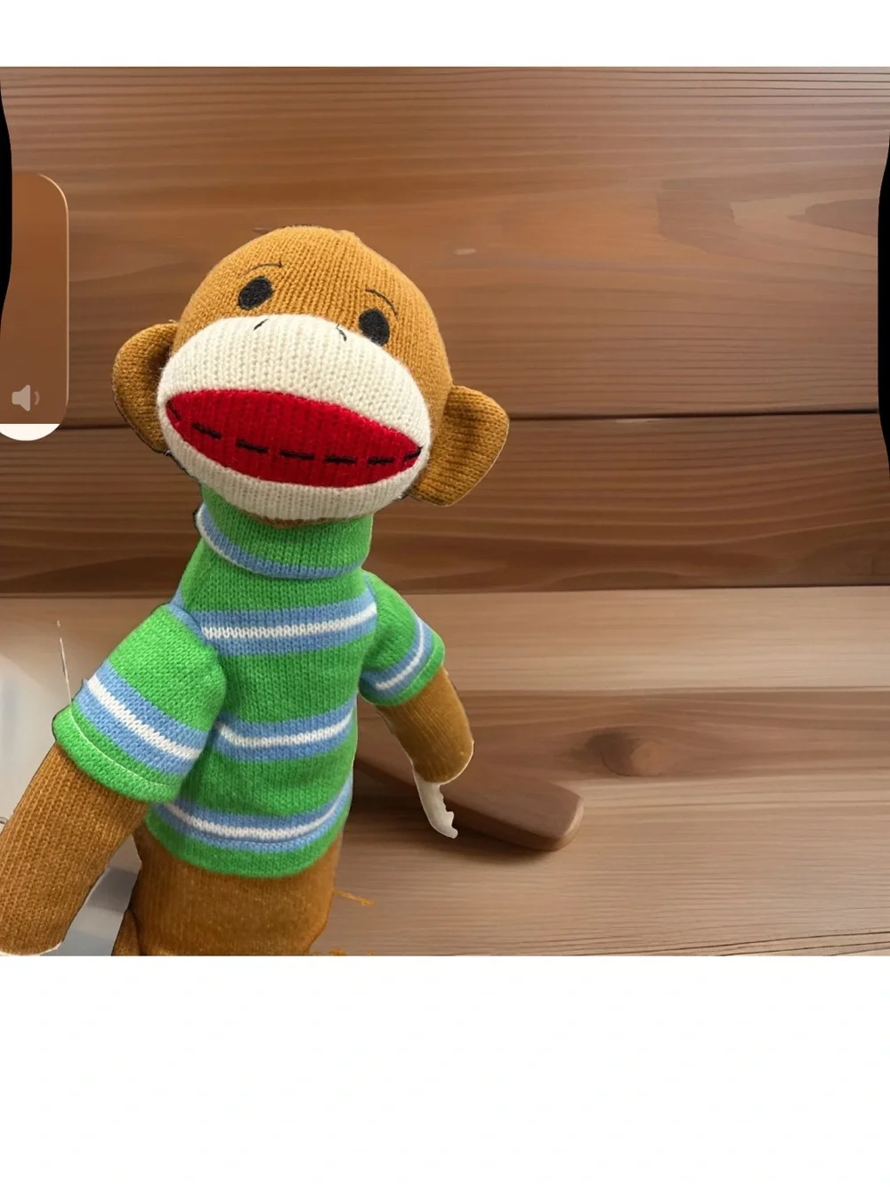 Sock Monkey Animated  Bank! Dan Dee Tested Working 21 In